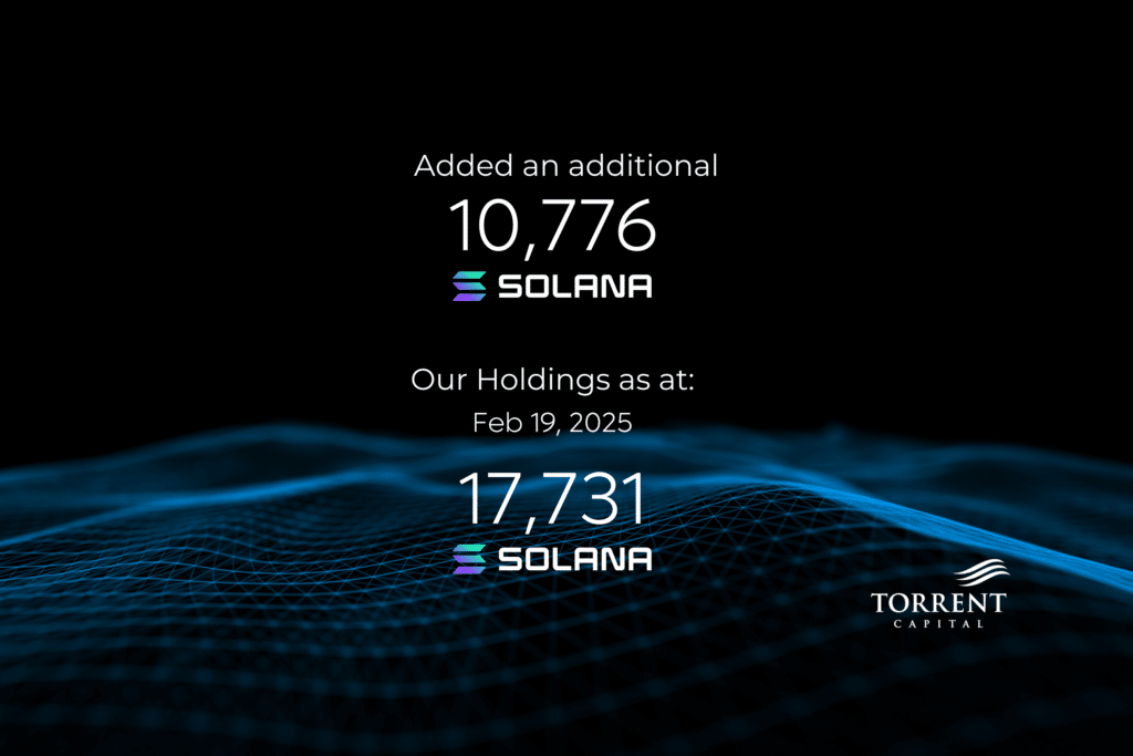 Torrent Capital Purchases Additional Solana Tokens